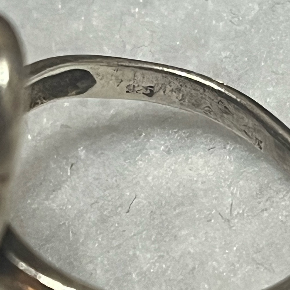 Source Unknown Unique Silver Women's Ring - image 4